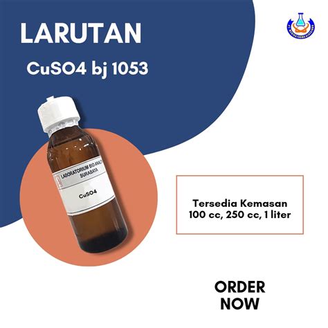 CuSO4 12,5 gr/liter (250cc) - MEDIKALOGY