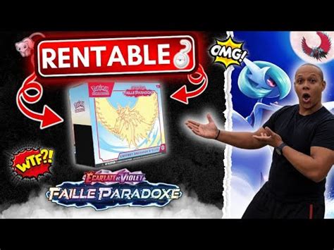 OUVERTURE de la NOUVELLE SÉRIE POKEMON EV4 FAILLE PARADOXE UNBOXING