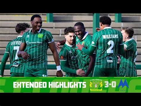 Extended Highlights Yeovil Town 3 0 Torquay United FACA