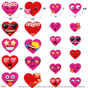 Amazon Valentine S Day Foam Stickers Heart Shaped Craft Sticker