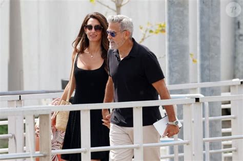 George Clooney Au Bras D Amal Caresses Baisers La Star Et Sa