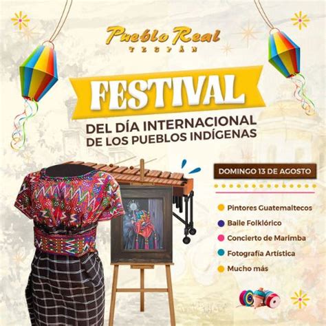 Festival Del D A Internacional De Los Pueblos Ind Genas En Tecp N