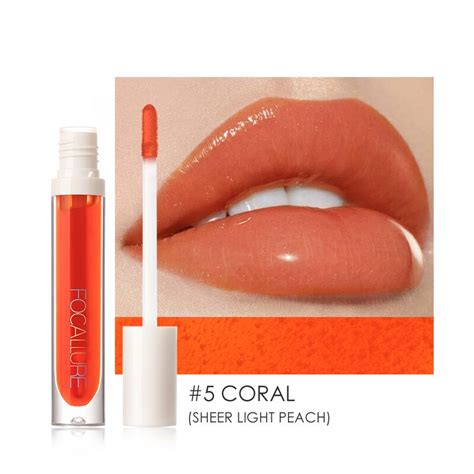 Focallure Plumpmax Nourise Lip Glow High Shine Shimmer Glossy Lips