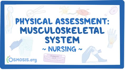 Physical Assessment Musculoskeletal System Nursing Video Causes