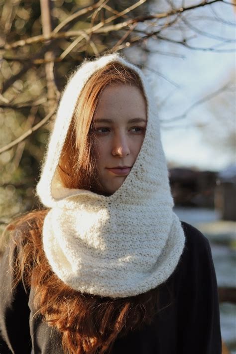 Crochet Hooded Cowl - Crochet with Carrie