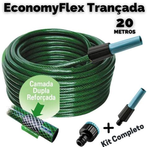 Mangueira Metros Anti Tor O Economyflex Verde Duraflex