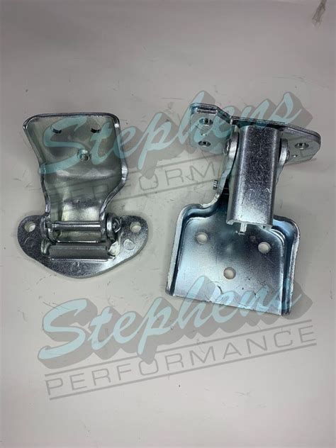 71 74 Mopar B Body Upper Lower Door Hinge LH Set 520 1471 LS Charger