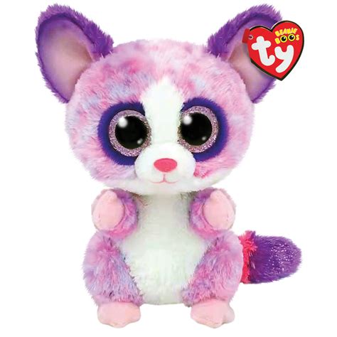 Ty Beanie Boos Becca The Bush Baby Glitter Eyes Regular Size 6