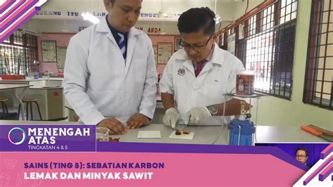 Menengah Atas Sains Ting Sebatian Karbon Lemak Dan