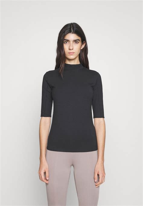 Calvin Klein Smooth Mock Basic Póló Black Fekete Zalando Hu