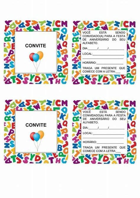 Atividade De Convite - 9 ideias de Atividades convite | atividades, genero textual convite ...