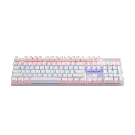 Rapoo V500PRO Mechanical Gaming Keyboard (White) - Viper PC