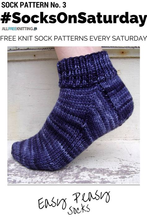 Easy Peasy Socks Knitted Socks Free Pattern Knitting Socks Sock