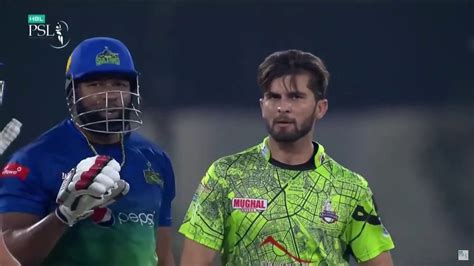 Heavy Fight Kieron Pollard Vs Shaheen Afridi Lahore Vs Multan Match 31 Hbl Psl 8 Mi2a