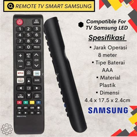 Jual Remote Remot Tv Samsung Smart Led Lcd Original Jakarta Timur