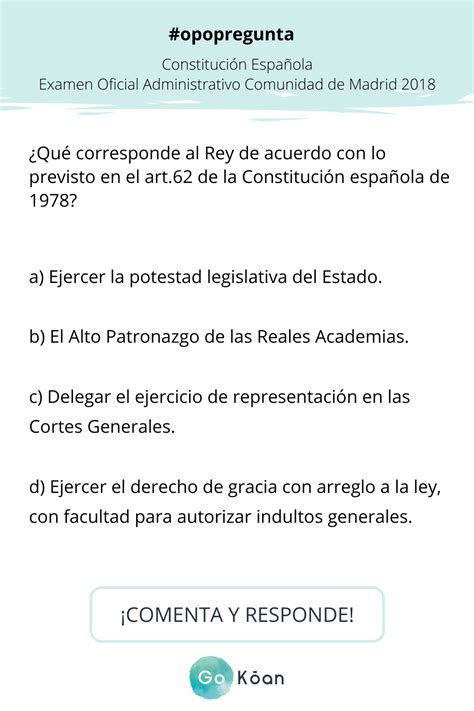 Las 50 Preguntas Más Falladas De La Constitución Española