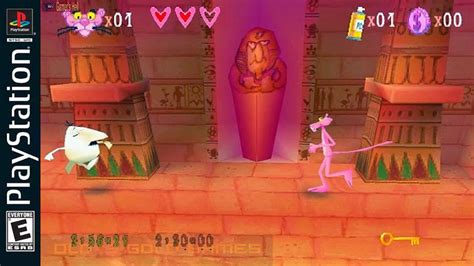 Pink Panther Pinkadelic Pursuit Full Gameplay Ps1 Youtube