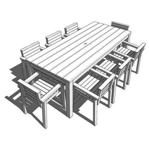 Diy Full Size Counter Height Outdoor Dining Table And Chair Set Diy Projects Plans