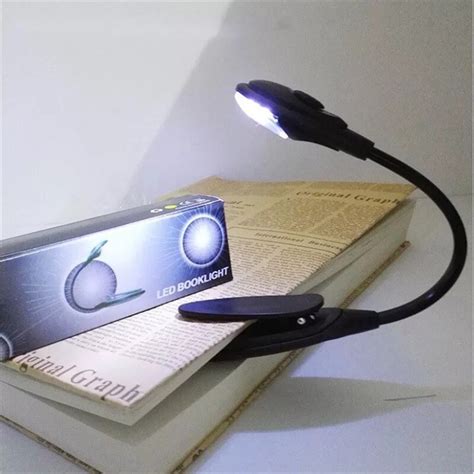 Clip On Reading Light Mini Flexible Clip On Bright Booklight Led