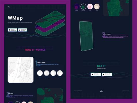 WMap – Map wallpapers & backgrounds by Alberto Malagoli on Dribbble