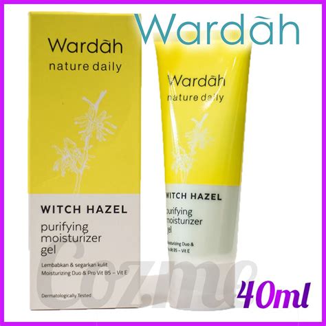 Jual Wardah Witch Hazel Purifying Moisturizer Gel 40ml Shopee Indonesia