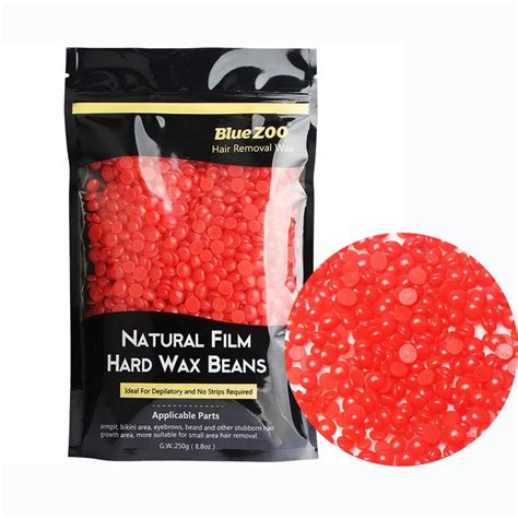 1 bag 250G Hard Wax Beans No Strip Depilatory Hot Film Hard Wax Pellet ...