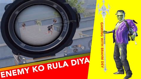 Enemy Ko Rula Diya Bgmi Apartment 1v3 Gaming With Brahm Dev Youtube