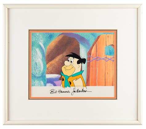 Bill Hanna And Joe Barbera Twice Signed Production Cel Rr Auction