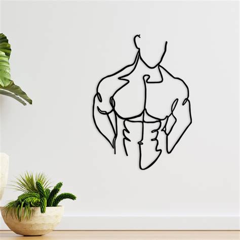 Metal Wall Decor Metal Men Body Wall Decor Metal Nude Male Wall Art