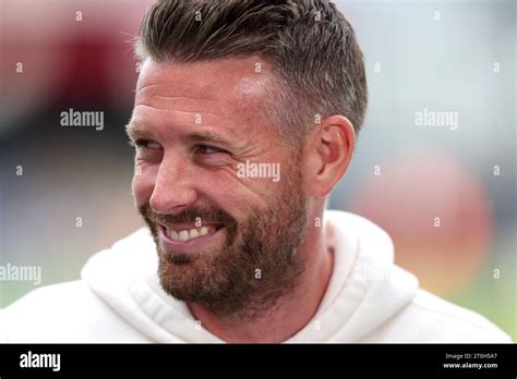 Luton Town Manager Rob Edwards Before The Premier League Match At