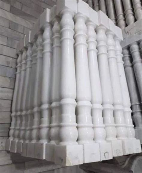 Square Polished Marble Pillars For Decoration Feature Attractive