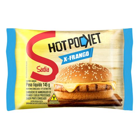 Sanduíche Congelado X Frango Sadia Hot Pocket Pacote g Supermercado Azevedo