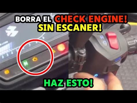 Como Quitar Luz Check Engine Sin Escaner A Ns Fi Dominar