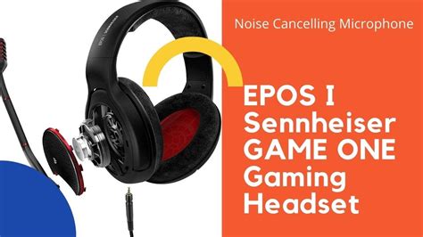 Epos I Sennheiser Game One Gaming Headset Open Acoustic Noise