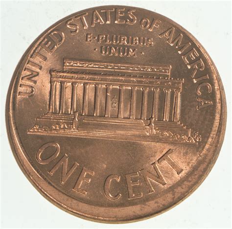 Mint Error Ch Bu Off Center Lincoln Memorial Cents Property Room