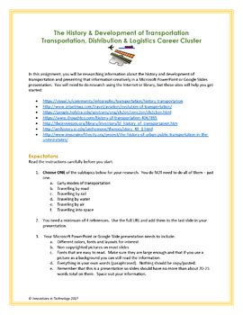 Exploring Careers Transportation Distribution Logistics Distance