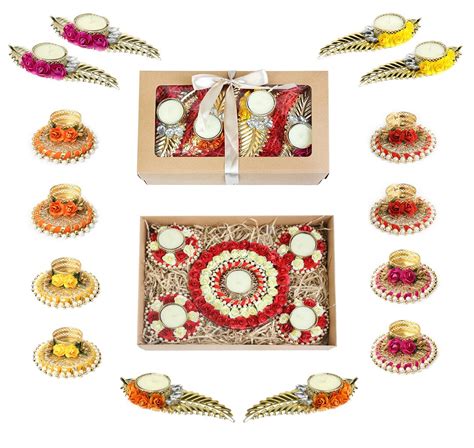 Tealight Candle Holders Diwali Diya for Home Décor Puja Hindu Festival ...