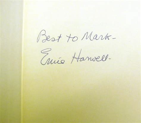 Ernie Harwell autographed Book (Tuned To Baseball) personalized "To Mark"