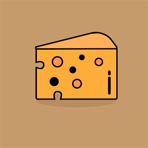 Ilustraci N Del Icono De Queso Vector Premium