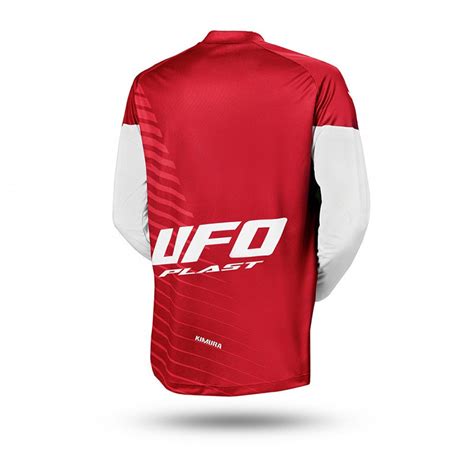 Maillot Enduro Moto Cross Ufo KIMURA Rouge Blanc Vente En Ligne