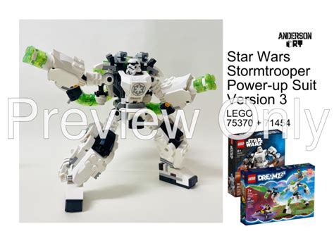 Lego Moc Star Wars Storm Trooper Power Up Suit Version 3 75370 71454