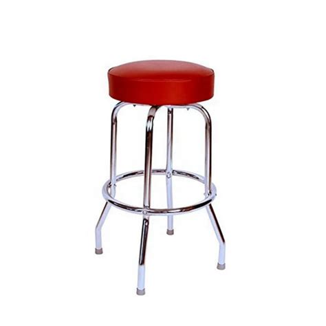 Guinness European Style Flame Design Iron Bar Counter Swivel Stool