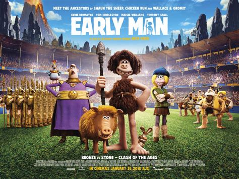 Latest Character Posters For Aardman Animation 'Early Man' - Movie Marker