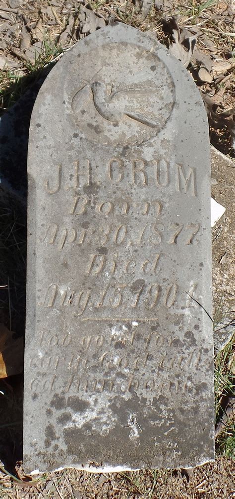 Joseph H Crum 1877 1904 Find A Grave Memorial