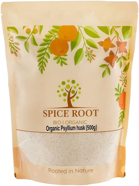 Organic Psyllium Husk 500g Certified Organic Premium Quality 99 Purity Vegan Rich In