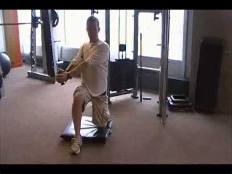 Kneeling Cable Torso Rotation Youtube