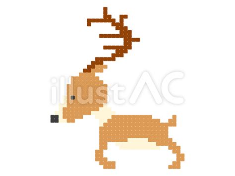 Free Vectors | Reindeer pixel art design