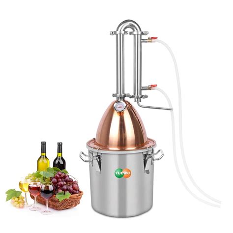 Amazon Yuewo Alcohol Water Distiller Gal L Alembic Pot Still