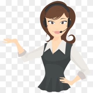 Download Receptionist Cartoon Png , Png Download - Cartoon Clipart Png ...