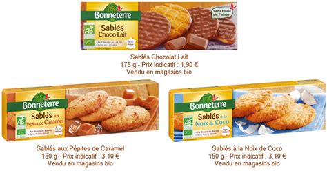 Sablés Choco Noir la recette authentique et bio de Bonneterre A Vos